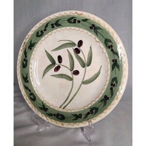 ONEIDA Oliveto Stoneware Salad Dessert Plate Hand Painted Replacement